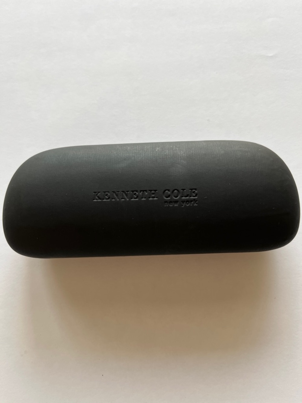 Kenneth Cole Matte Black Hard Eyeglass Case